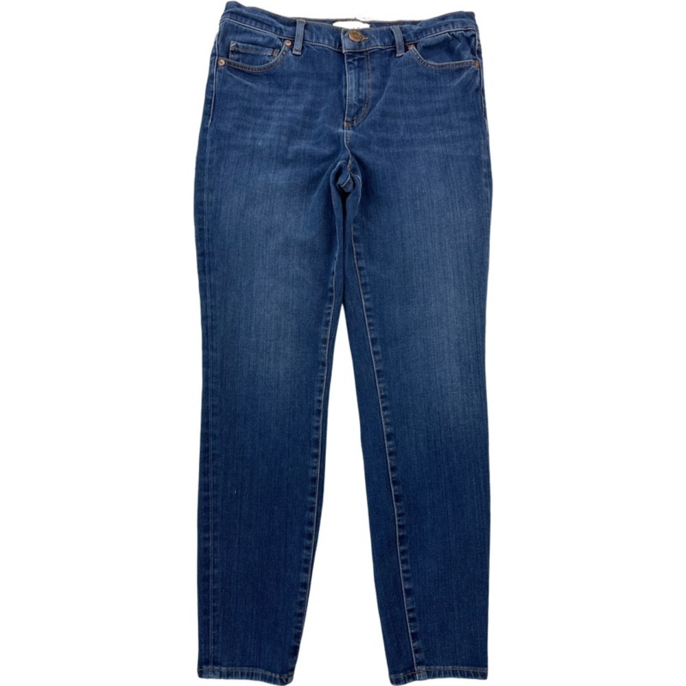 ✅ LOFT made and loved indigo wash woman’s Legging jeans stretch mid rise 27/4